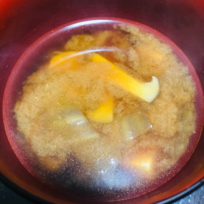 エリンギのお味噌汁